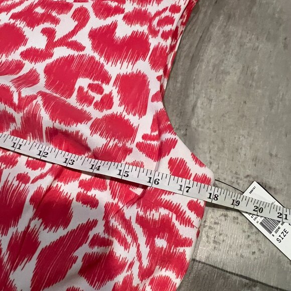 AGB Size 12 dark pink and white pattern dress Bin AN - Picture 3 of 8